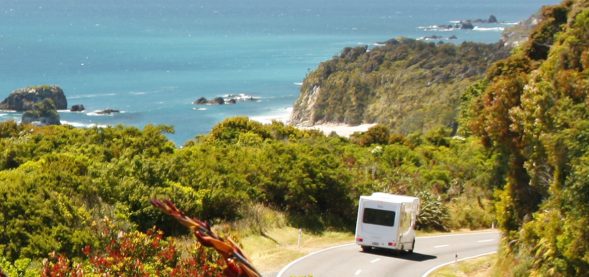 NZMCA Camper heading north for the annual rally
