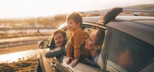 Kiwi family on roadtrip enjoying savings on fuel with Kiwi Fuelcards